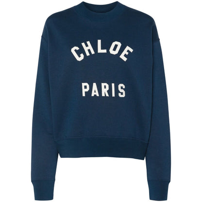 Chloé Chloè Sweaters Blue Topwear