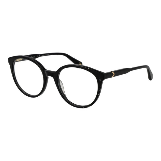 Christian Lacroix Brown Women Glasses Frame in acetate with demo lenses, full-rim, square style, and branded case included.