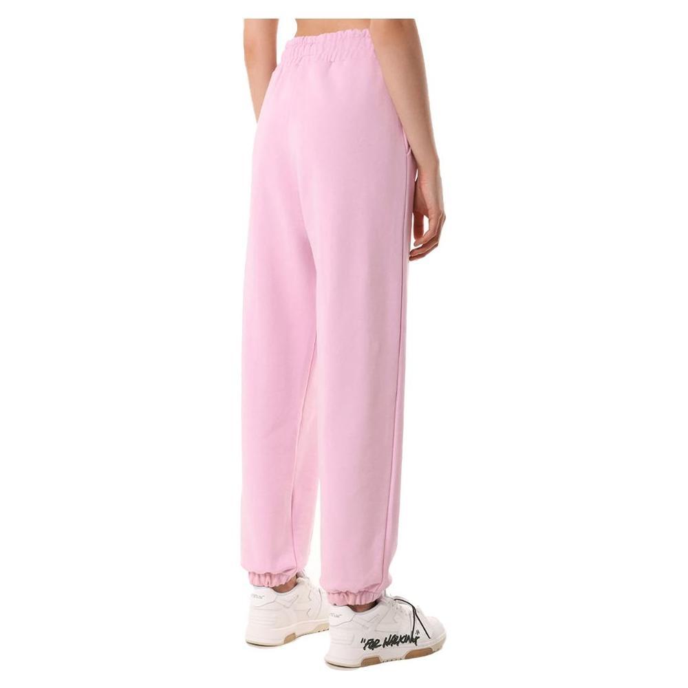 Comme Des Fuckdown Pink Cotton Women Sweatpant