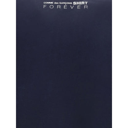 Comme Des Garçons Blue Cotton Long Sleeve T-Shirt