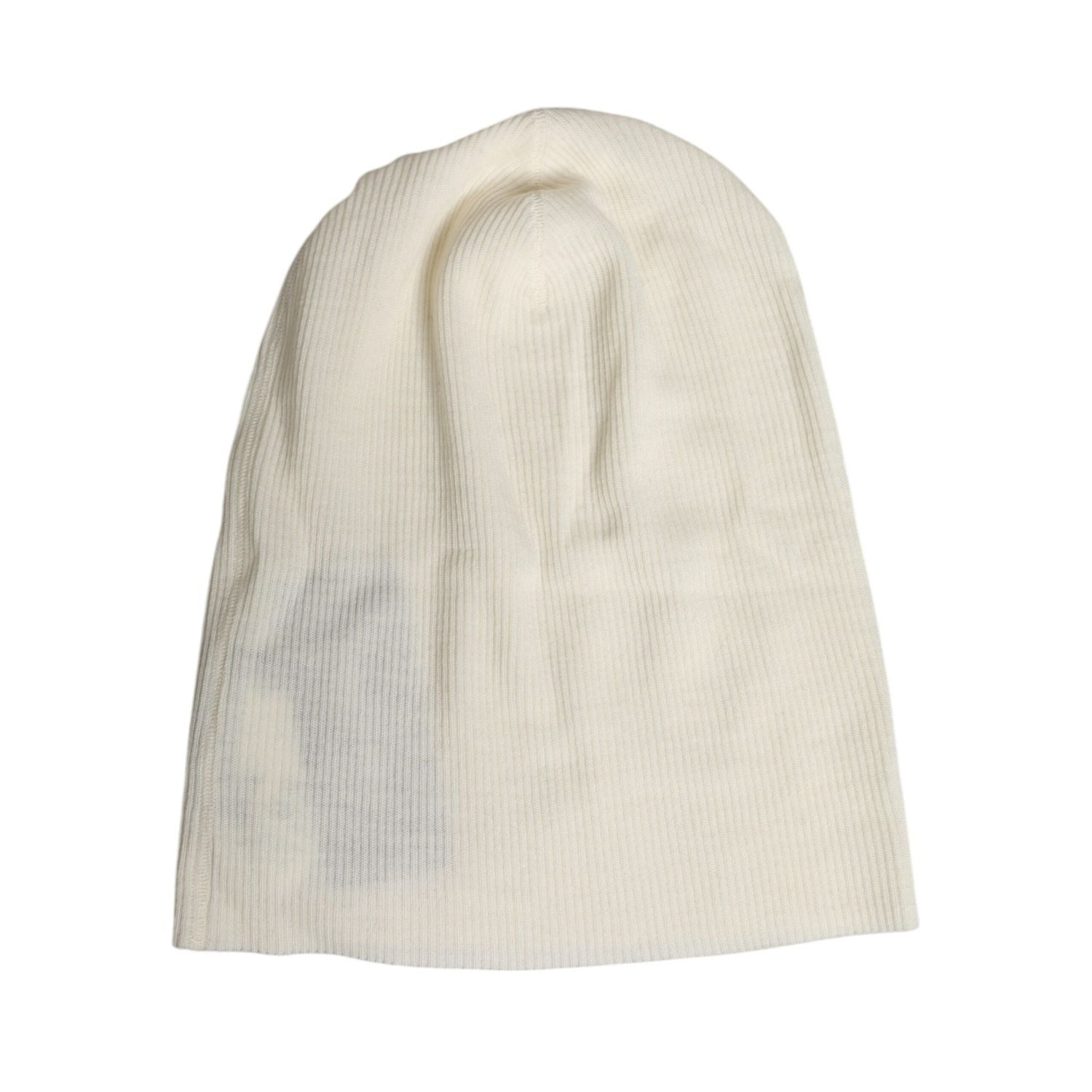 Dolce & Gabbana Beige Wool Blend Knitted Beanie Cap