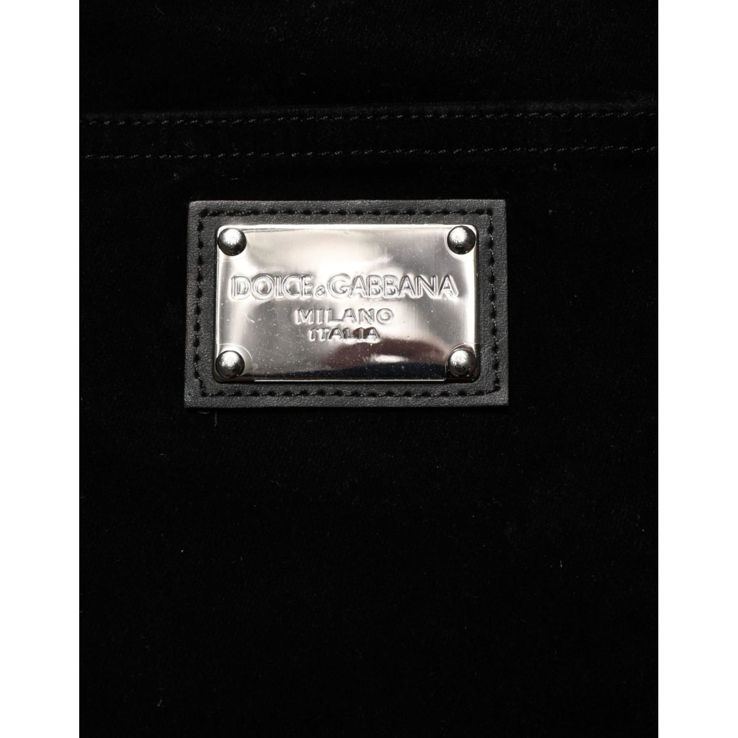 Dolce & Gabbana Black Cotton Slim Fit Denim Trouser Jeans