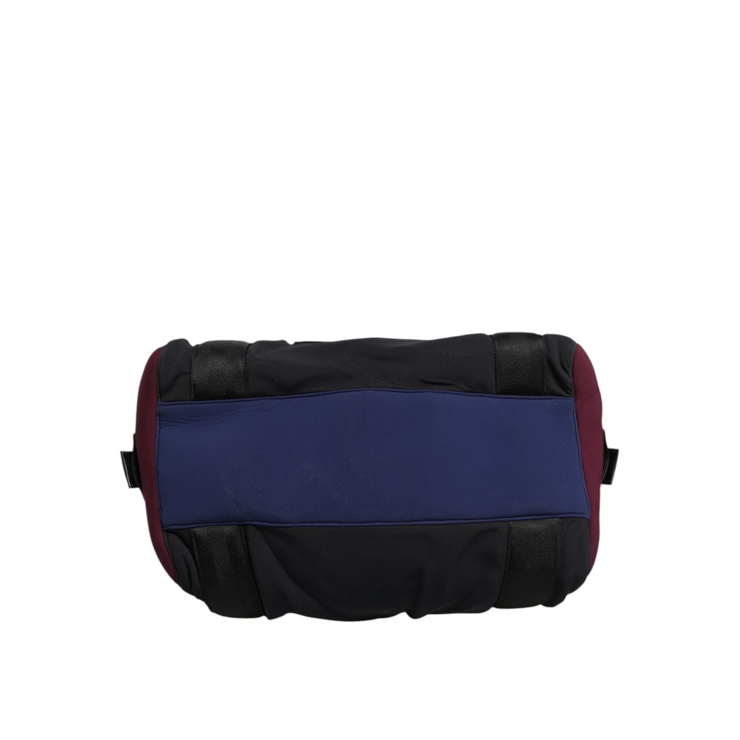 Dolce & Gabbana Black Maroon Hand Shoulder Duffel Travel Bag