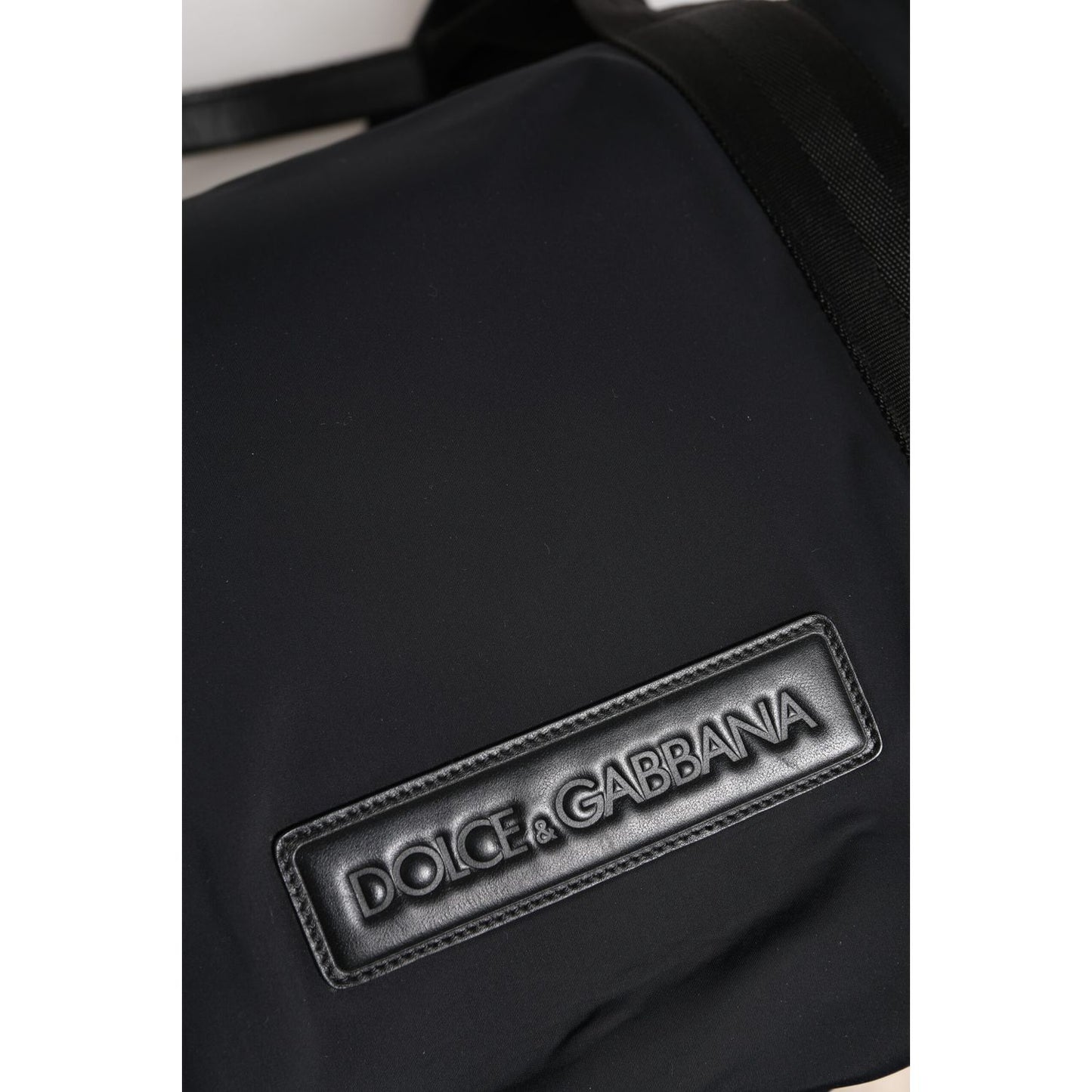 Dolce & Gabbana Black Maroon Hand Shoulder Duffel Travel Bag