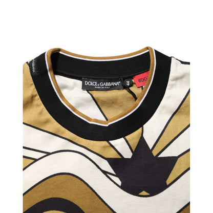 Dolce & Gabbana Multicolor Millennials Star CrewNeck T-shirt
