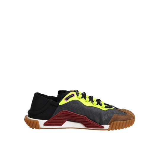 Dolce & Gabbana Multicolor Nylon Low Top NS1 Sneakers Shoes