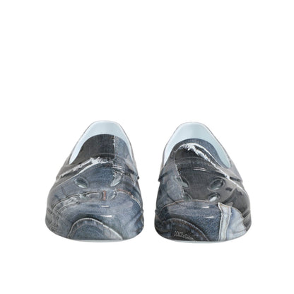 Dolce & Gabbana Multicolor Rubber Men Low Top Sneakers Shoes