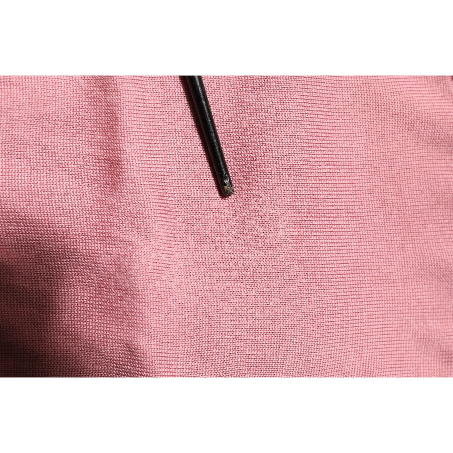 Dolce & Gabbana Pink Silk Cropped Crew Neck Cardigan Sweater