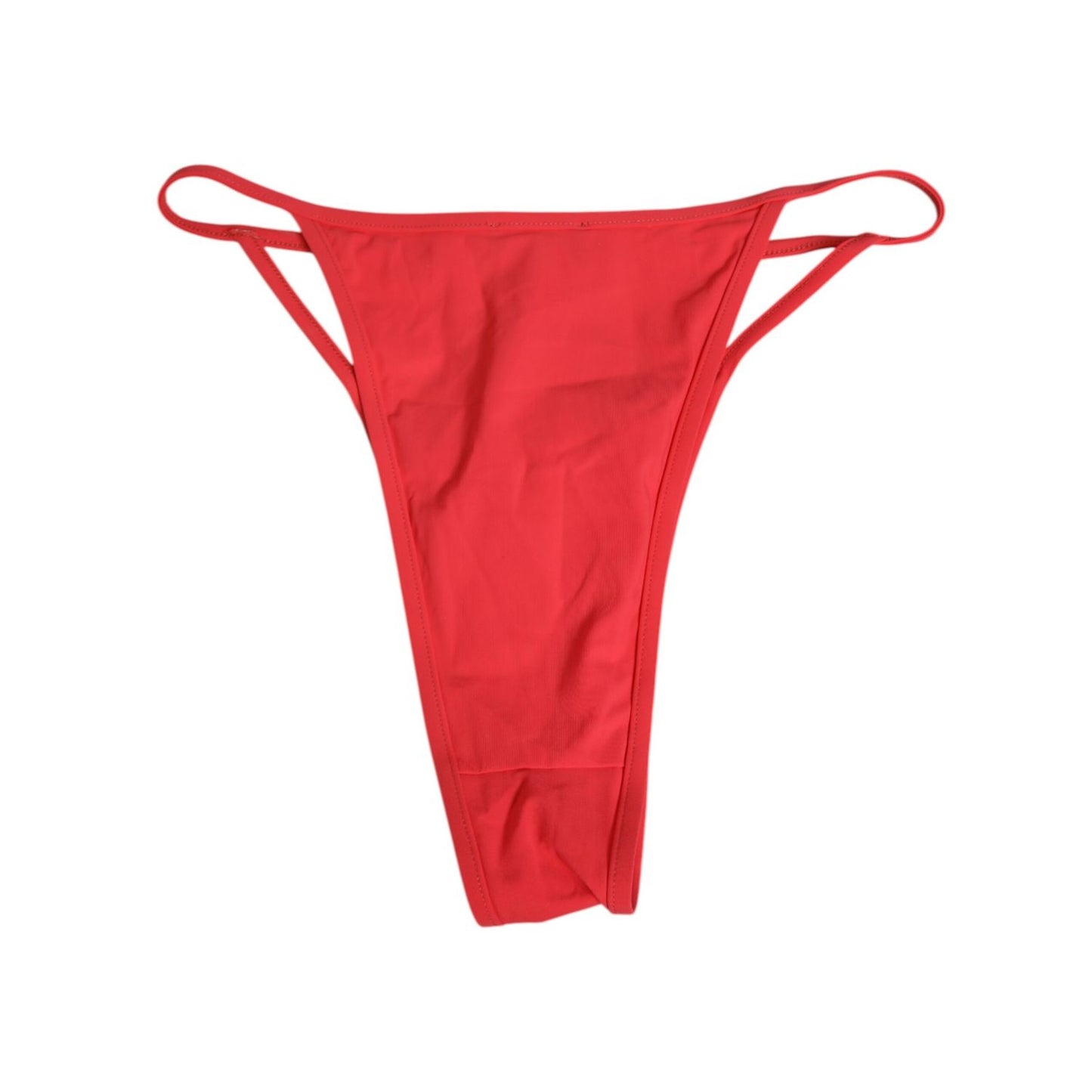 Dolce & Gabbana Red Nylon Stretch Tanga Brief Panty Underwear