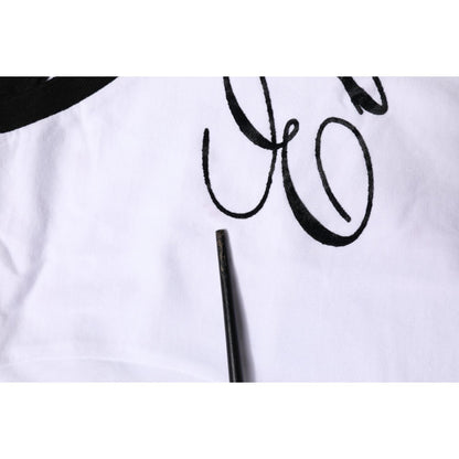 Dolce & Gabbana White Eleganza Cotton Crew Neck Tee T-shirt