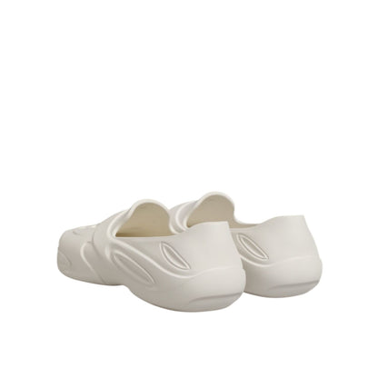 Dolce & Gabbana White Rubber Slides Low Top Sneakers Shoes