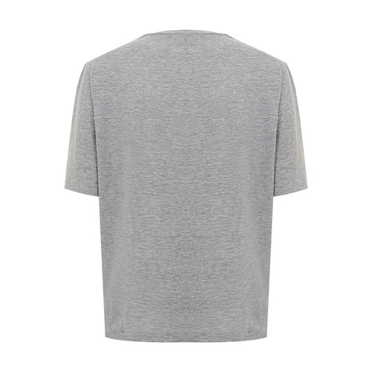 Dsquared² Elegant Gray Cotton Top for Women DS-4631662-XS