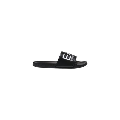 EA7 Emporio Armani Black And White Pvc Slippers