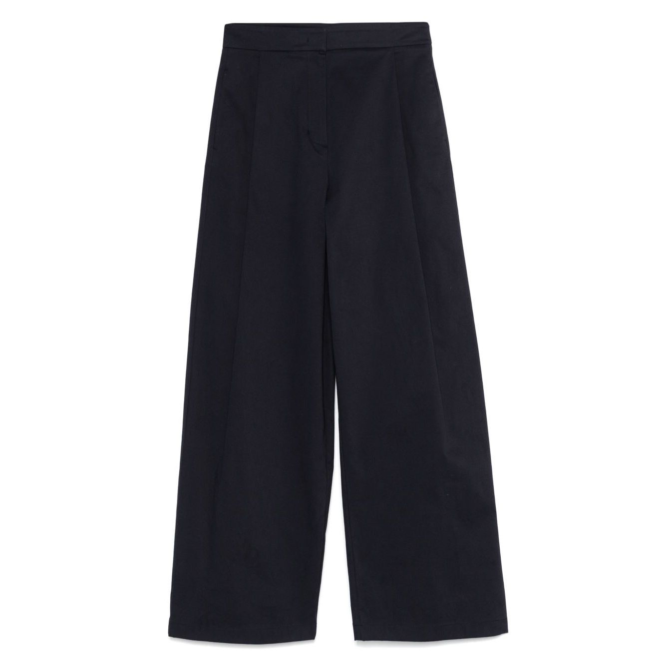 Emporio Armani Cotton Wide Leg Trousers