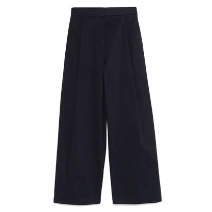 Emporio Armani Cotton Wide Leg Trousers
