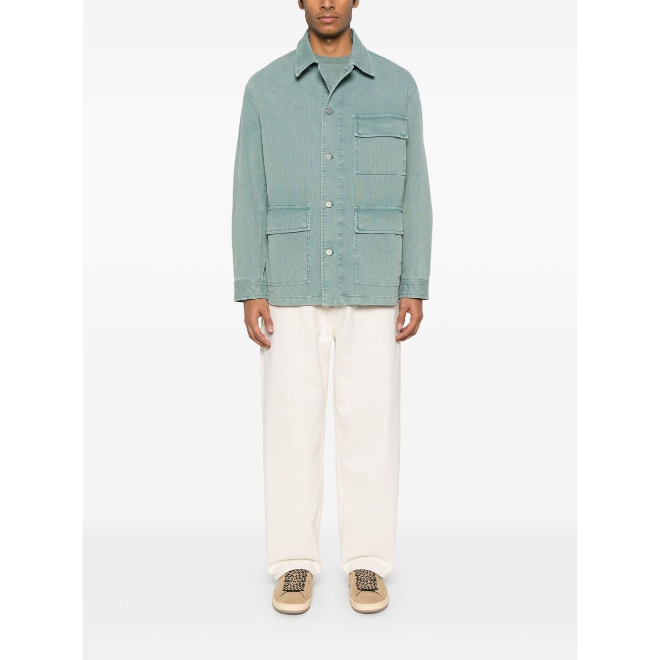 Emporio Armani Jackets Clear Blue