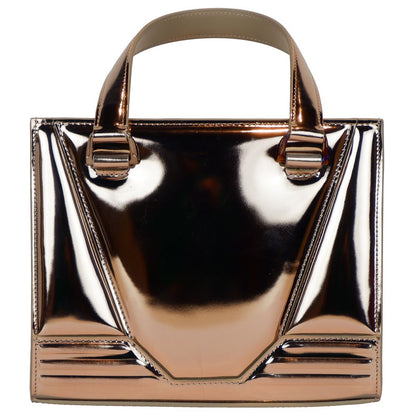 Ferrari Gray Leather Handbag