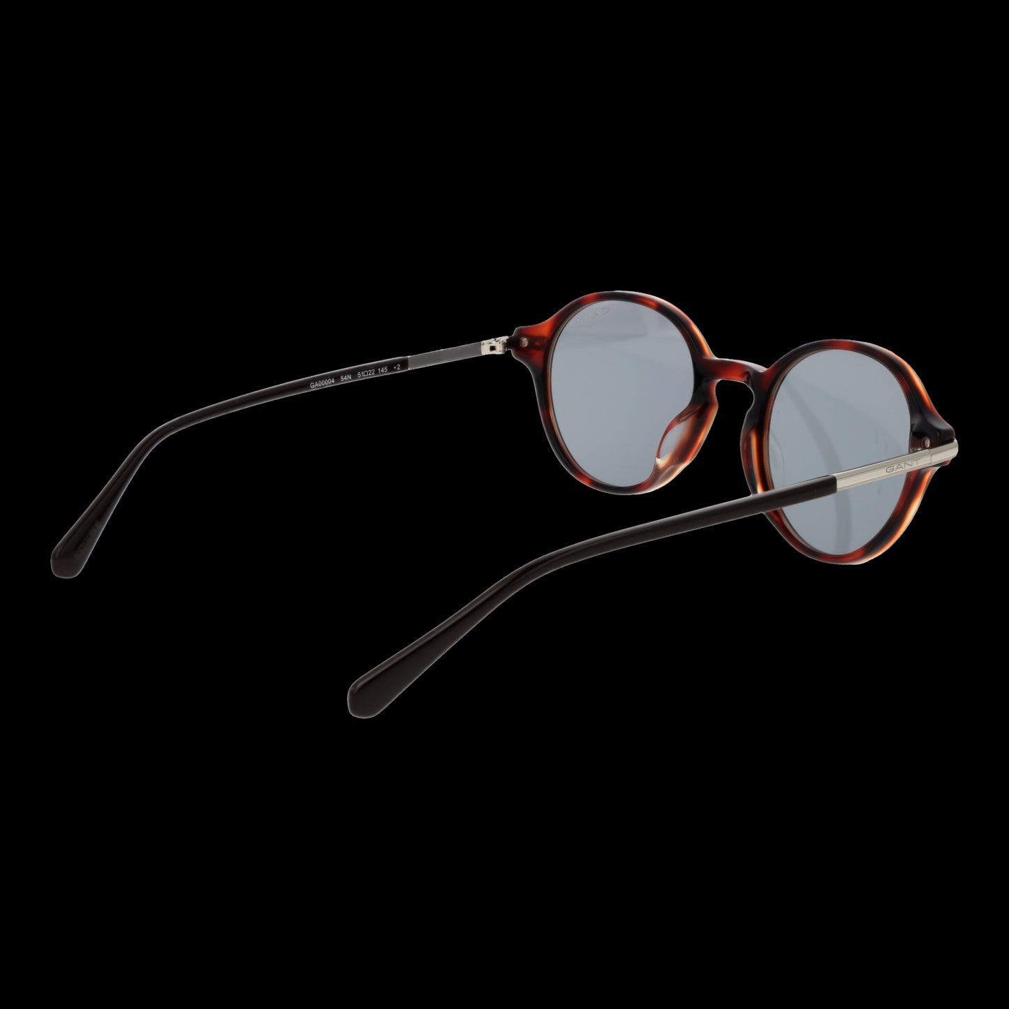 GANT MOD. GA00004 5154N gent sunglasses with tortoiseshell frames viewed from side on black background