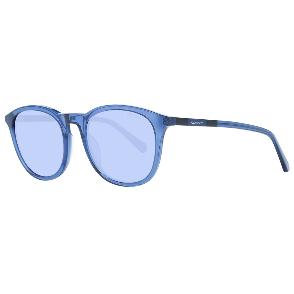 GANT MOD. GA7220 5290V unisex blue round sunglasses with tinted lenses