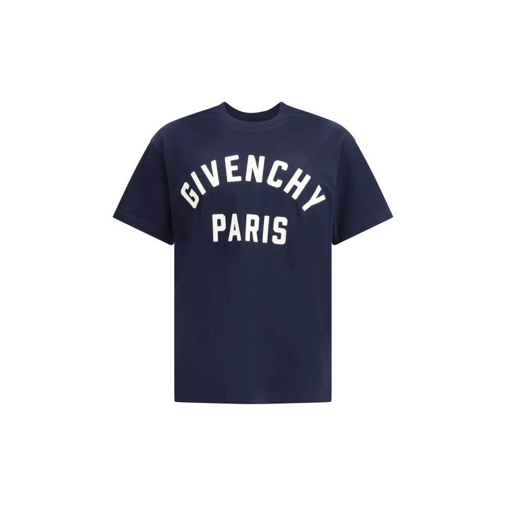 Givenchy Blue Cotton T-Shirt