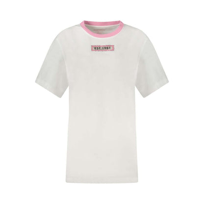 Guess Jeans White Cotton Women T-Shirt