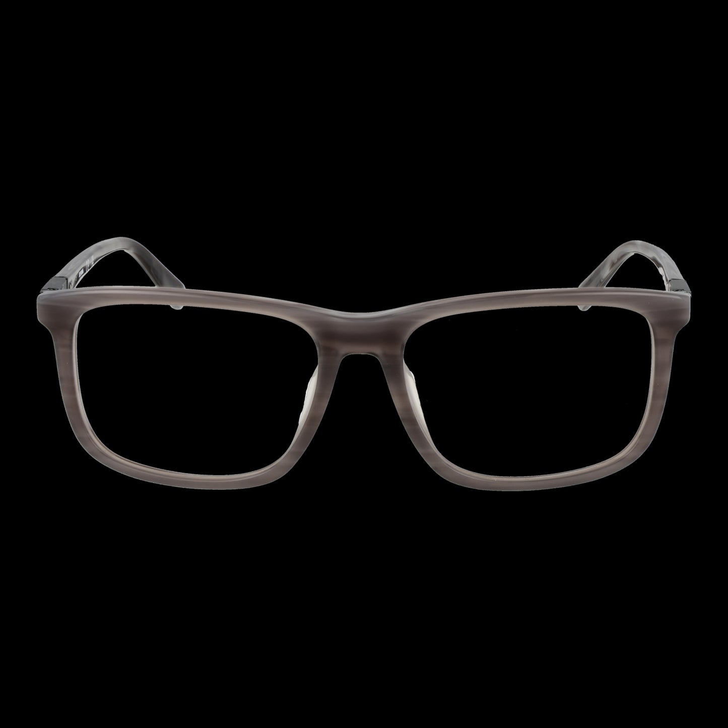 Front view of HARLEY-DAVIDSON MOD. HD50047 56020 gent's eyeglasses on black background