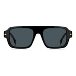 HUGO BOSS MOD. BOSS 1595_S Gent sunglasses front view with black frame and dark lenses