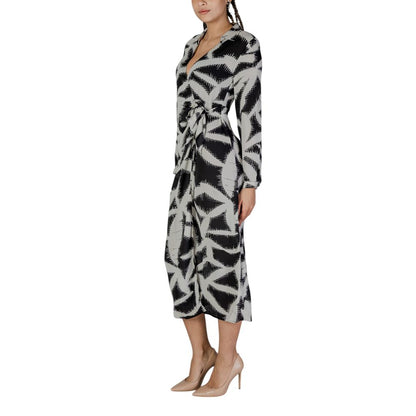 Jacqueline De Yong Black Recycled Polyester Long