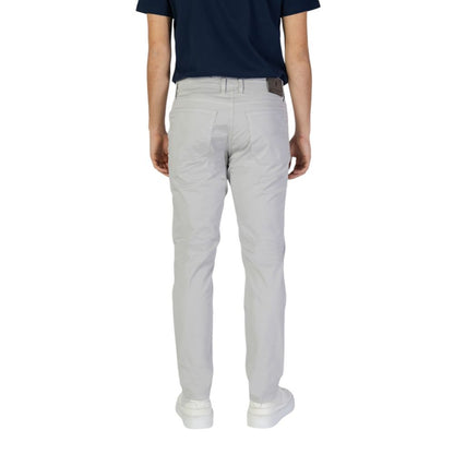 Jeckerson Gray Cotton Skinny Pants