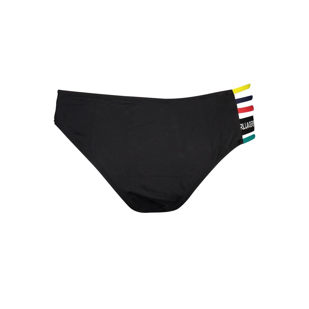 Karl Lagerfeld Black Poliammide Women's Swim Briefs