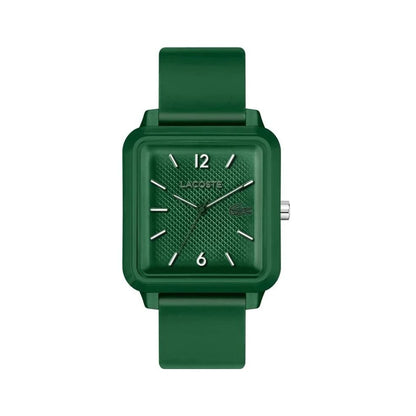 LACOSTE Mod. 2011250 gent's quartz watch, 20mm case, water-resistant 5 ATM, mineral dial, 24-hour function, official packaging.