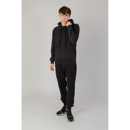Liu Jo Black Cotton Hoodie