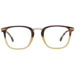 Lozza Yellow Unisex Glasses Frame in full-rim plastic square style with demo lenses.