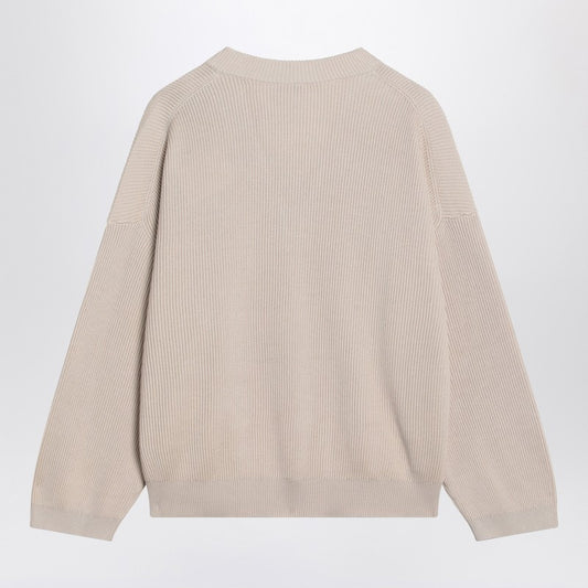 Brunello Cucinelli Butter-coloured cotton sweater