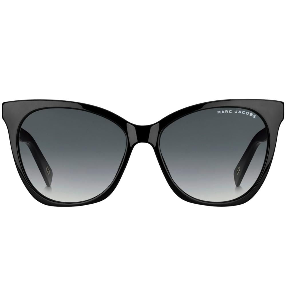 Black acetate sunglasses for ladies by MARC JACOBS MOD. MARC 336_S featuring stylish oversized design.