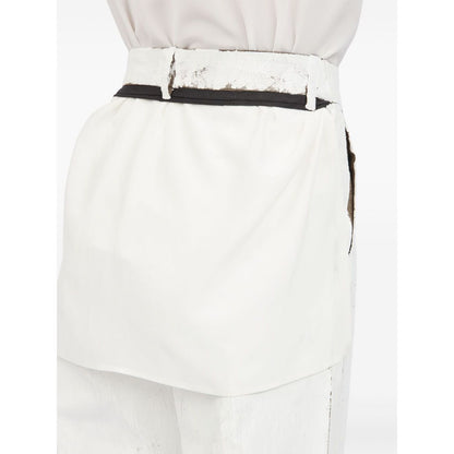 MM6 Maison Margiela Trousers White