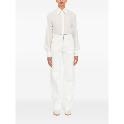 MM6 Maison Margiela Trousers White