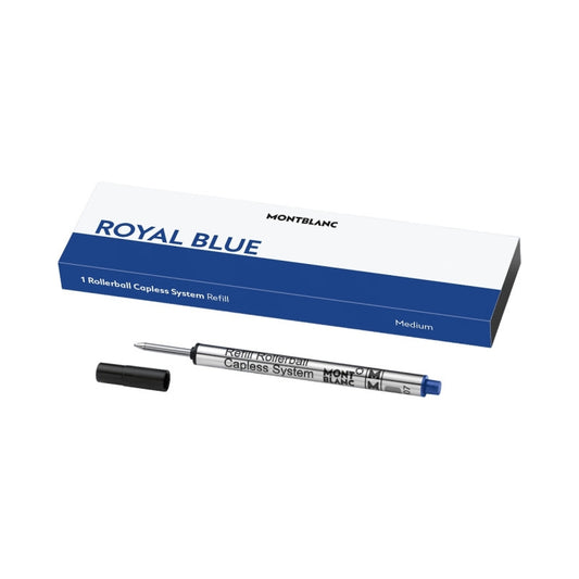 MONTBLANC Mod. ROYAL BLUE - BALLPOINT PEN REFILLS - MEDIUM - 1 PC 128243