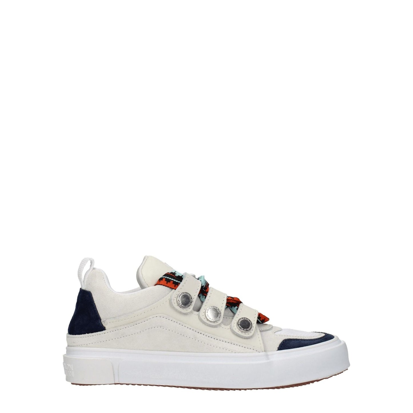 Marcelo Burlon Beige Leather Low Top Sneakers