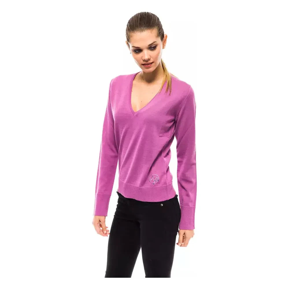 Montana Blu Multicolor Wool Women Sweater
