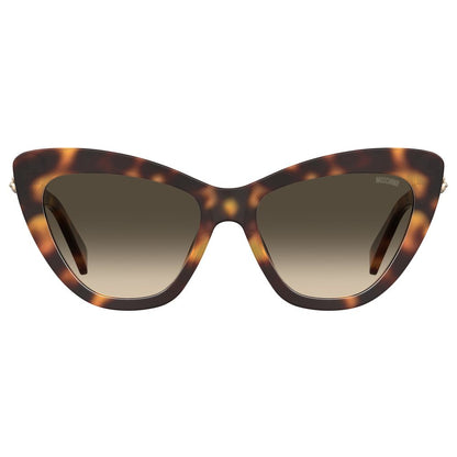 Moschino Brown Acetate Sunglasses