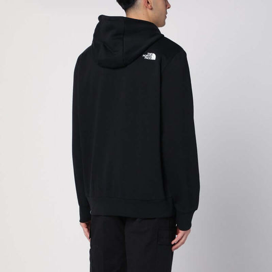 The North Face Black hoodie with logo