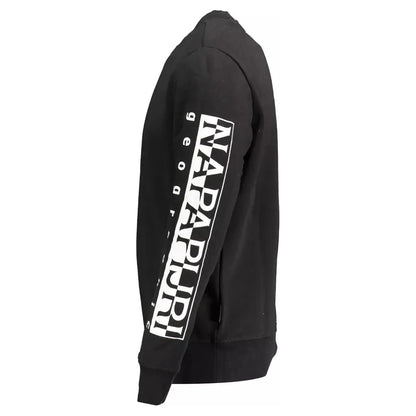 Napapijri Black Cotton Sweater