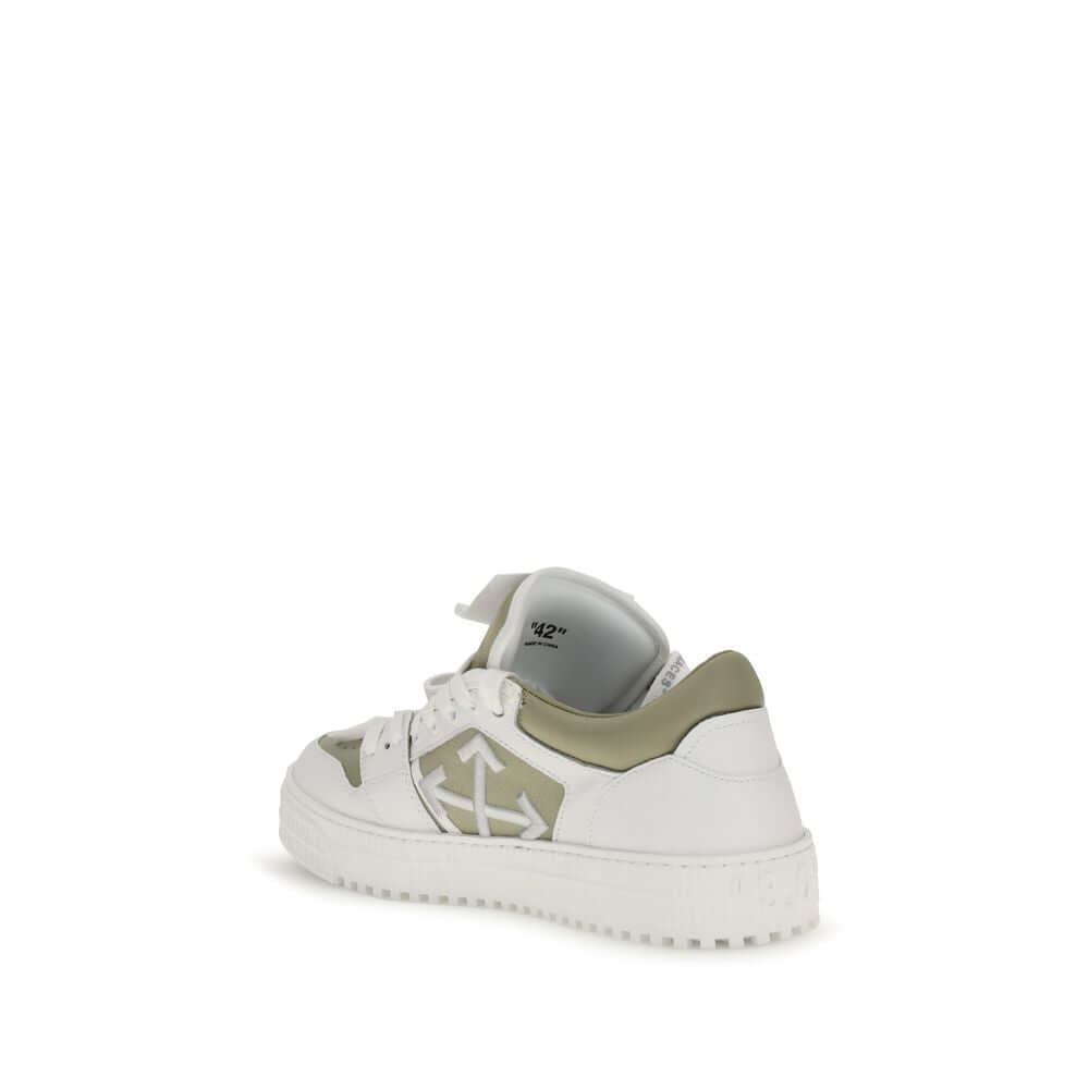 Off-White White Leather Low Top Sneakers