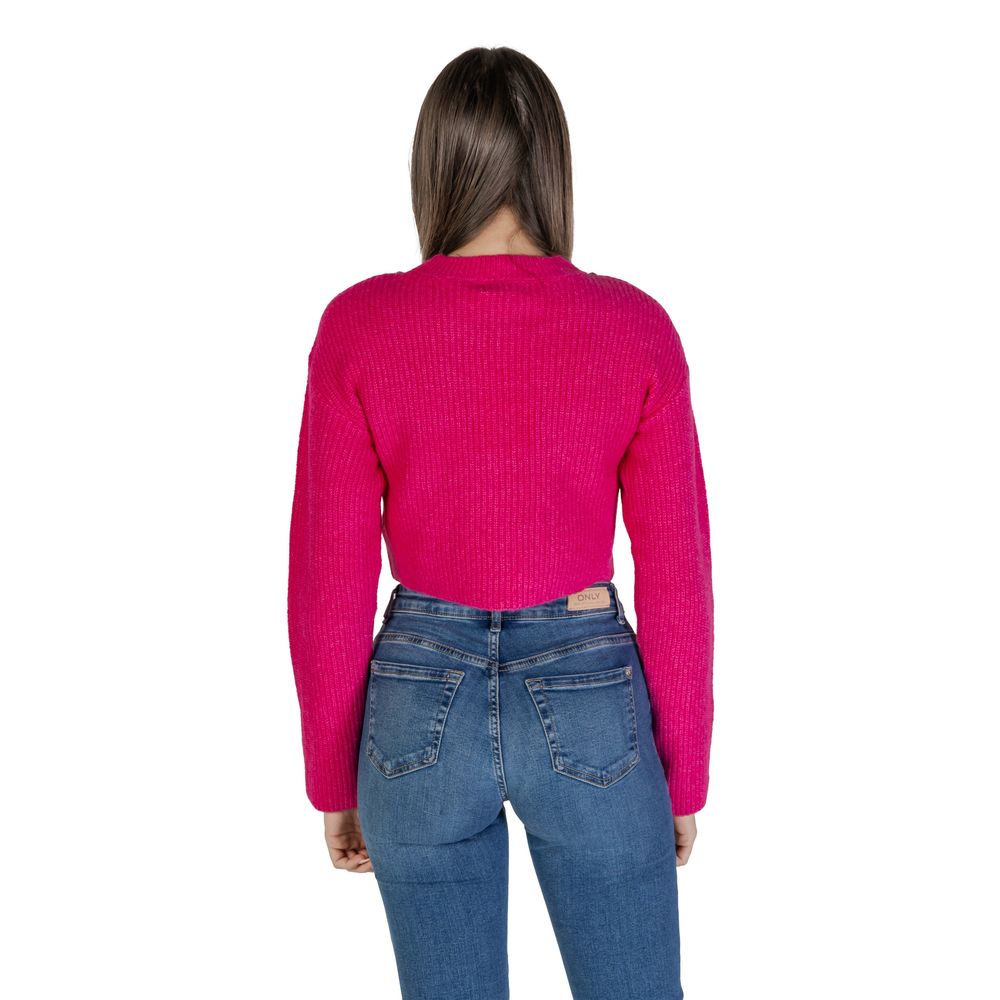 Only Pink Recycled Polyester Sweatshirt