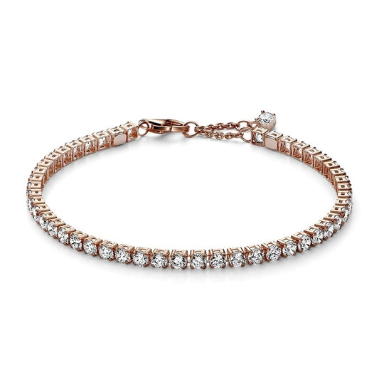PANDORA JEWELS Mod. SPARKLING TENNIS - Size 18 Bracelet,JEWELRY,Lady