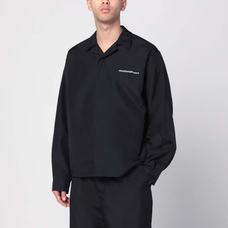OAMC Peacemaker black overshirt jacket PCM1OS03BPL001099/Q_OAMC-BLK_323