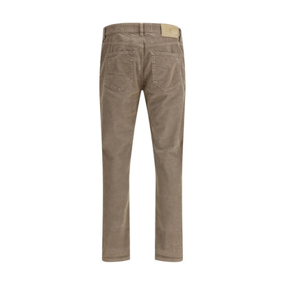 PT Torino Beige Cotton Casual Pants