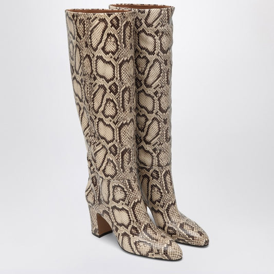 Paris Texas Lavinia boots in python-printed leather PX1683XPTDA/R_PATEX-PO_500