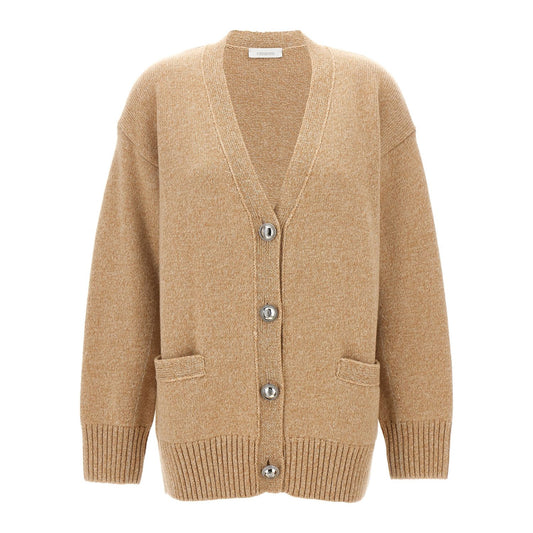 Paco Rabanne Beige Wool Cardigan